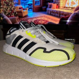 Pre-owned Size 12 - adidas Swift Run X White Solar Yellow GZ9045